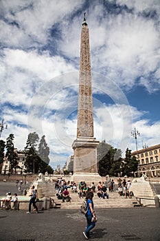 Obelisk at the Piazza di Spagna