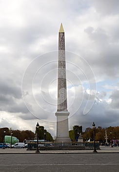 Obelisk on the Place de la Concorde Paris France