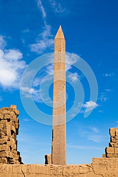 Obelisk in the temple of Karnak, Luxor