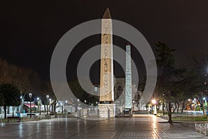 The Obelisk of Tuthmosis III, Istanbul, Turkey.