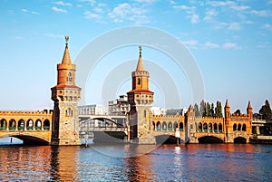 Oberbaum bridge in Berlin