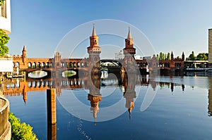 Oberbaum bridge berlin photo