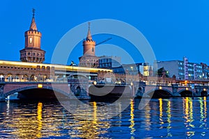 Oberbaumbruke bridge in Berlin