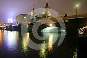 OberbaumbrÃÂ¼cke by Night