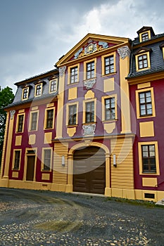 Oberes Schloss` Upper castle in Greiz, Germany