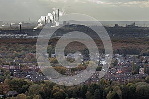 Oberhausen industry of Ruhr Area Germany Europe