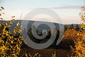 Oberhof at sunset