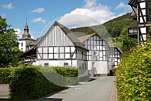 Oberkirchen village, Schmallenberg, Sauerland, Germany