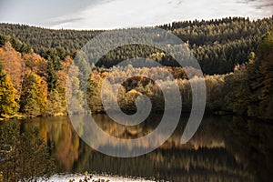 Obernau Dam for water production in Netphen