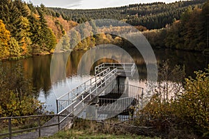 Obernau Dam for water production in Netphen