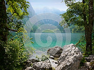 Obersee lake, Berchtesgaden, Germany