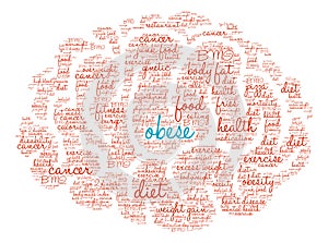 Obese Brain Word Cloud