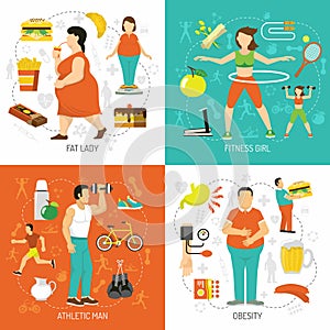 Obesity And Health Concept