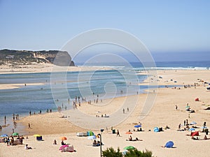 Obidos lagoon at foz do arelho