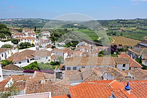 Obidos village and its castle Portugal