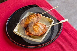 Obiten - Fried fish cake, famous snack in Obi, Miyasaki photo