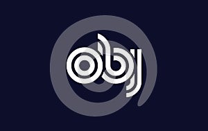 OBJ Creative Unique Modern Letter Logo Design