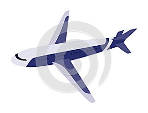 Object can fly in earth atmosphere layers. Colorful infographic icon, plane. Vector illustration