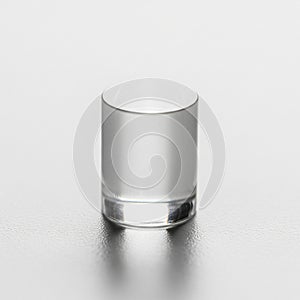 Object casts a soft shadow on the surface emphasizing its three dimension