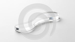 The object casts a subtle shadow suggesting a soft light source