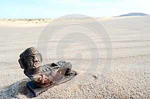 Object in the Dry Desert photo