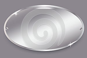 Object glass for microscope. Biology background. Isolated object. Science laboratory. Vector illustration. Stock image.