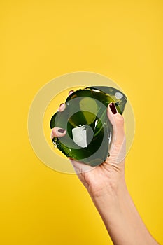 object photo of delicious green jello