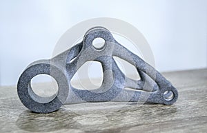 Object printed on 3D printer from polyamide powder or thermoplastic