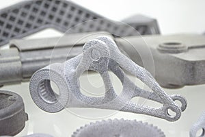 Object printed on 3D printer from polyamide powder or thermoplastic