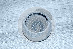 Object printed on 3D printer from polyamide powder or thermoplastic