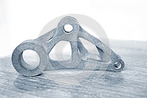 Object printed on 3D printer from polyamide powder or thermoplastic