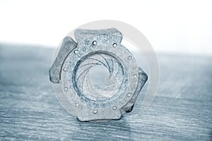 Object printed on 3D printer from polyamide powder or thermoplastic