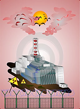 Chernobyl nuclear power plant tragedy of the whole world