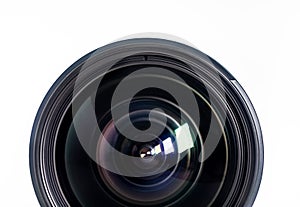 Objective lens of photo camera