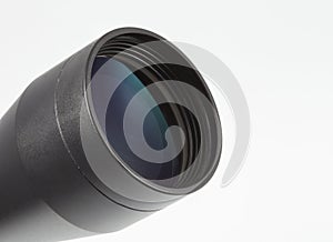 Objective lens on a riflescope