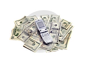 Objects - Cellphone on Money