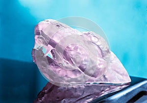 Objects photopolymer printed on a 3d printer.