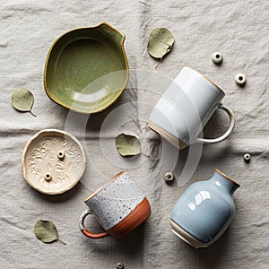 Objects are placed to create a visually harmonious and balanced