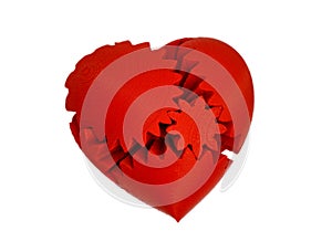 Objects printed by 3d printer Isolated on white background