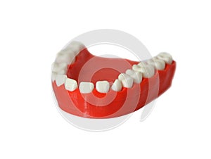 Objects printed by 3d printer Isolated on white background.