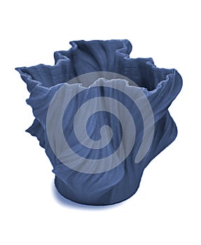 Objects printed by 3d printer Isolated on white background