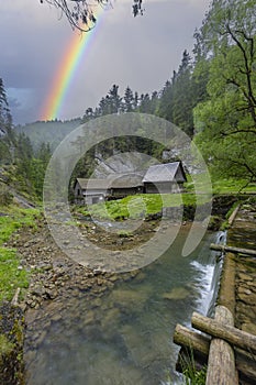 Oblazy water mills near Kvacany, Kvacianska valley, Slovakia