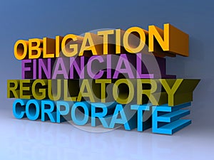 Obligation financial regulatory corporate