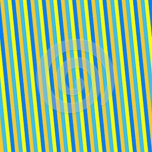 Oblique striped yellow blue seamless pattern