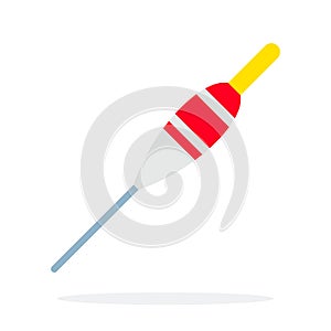 Fishing vector icon flat isolated