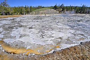 Oblong Geyser - Yellowstone