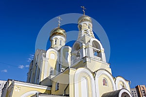 OBNINSK, RUSSIA - MAY 2017: Church of Nativity of Christ in Obninsk