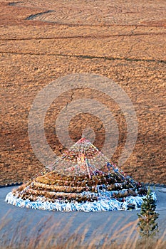 Obo mound, Inner Mongolia, China