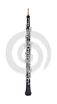 Oboe, Oboes Woodwinds Music Instrument Isolated on White background photo