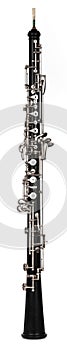 Oboe on white background photo